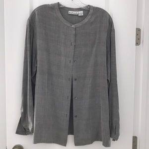 Vintage Anne Klein 100% Silk Blouse